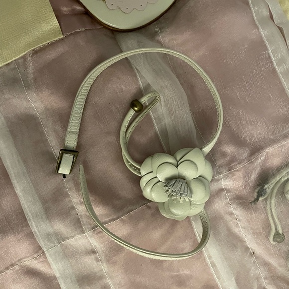 NWT Jane Rafter Slinks cream & dusty pink leather sandals, size 6,5 or 37 spring - Picture 5 of 11